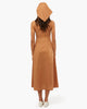 Halter Button Up Dress- Biscotti Polka Dot