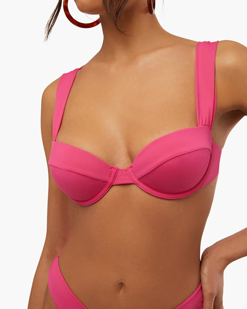 Claudia Bikini Top- Magenta