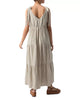 Move Your Body Maxi Dress-Eco Olive Stripe