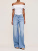 Hepburn High Rise Wide Leg Vintage - River Bank