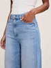 Hepburn High Rise Wide Leg Vintage - River Bank