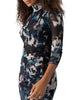 Gather Me Close Mock Dress