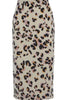 Leopard Print Pencil Skirt - Leopard Lilac