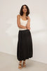 Rachelle Linen Skirt- Black