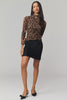 L/S Mesh Mock Knit Top