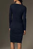 Beatrix - Gauzy Whisper L/S Dress Black