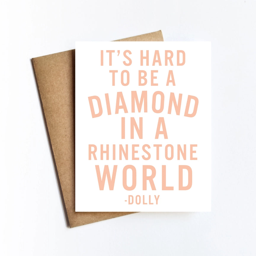 Dolly Diamond Card