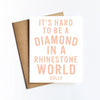 Dolly Diamond Card