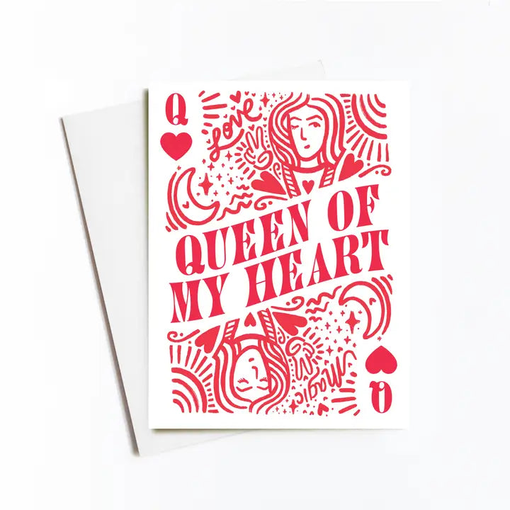 Queen Of Hearts Card