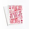Queen Of Hearts Card