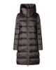 Lysa Hooded Coat - Brown/Black