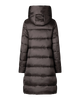 Lysa Hooded Coat - Brown/Black