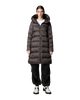 Lysa Hooded Coat - Brown/Black
