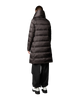 Lysa Hooded Coat - Brown/Black