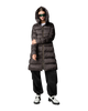 Lysa Hooded Coat - Brown/Black