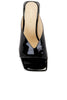 Tasha Leather Sandals- Plain Black