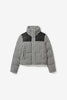 Augusta Cropped Puffer- Black & White