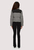 Augusta Cropped Puffer- Black & White
