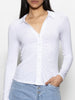 Dreamgirl Button Up - White