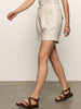 Caravan Cuffed Short- Flax