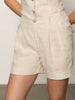 Caravan Cuffed Short- Flax
