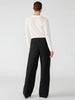 Slouchy Gab Trouser- Black