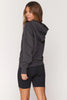 Varsity Classic Raglan Hoodie- Vintage Black
