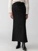 Denim Maxi Skirt - Vintage Black