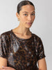 Perfect Sequin Tee- Night Spots