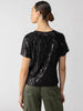 Perfect Sequin Tee- Black