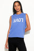 Love Bowery Tank- Periwinkle