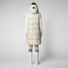 Iria Hooded Vest- Rainy Beige