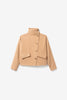Elettra Vegan Wool Jacket- Camel
