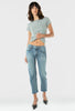 Rae Mid Rise Straight - Stellar