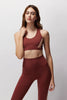 Velo Dream Tech Eco Jersey Racerback Bra - Burgandy