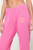 Sun Smiley Luna Sweatpant - Wildflower Pink