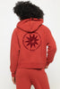 Yin Yang Star Everyday Zip - Redstone