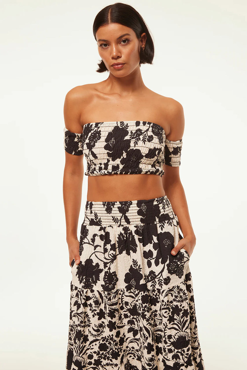 Alba Top- Flora Negra