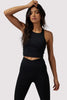 Dream Tech Eco Jersey Crop Tank- Black