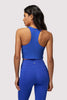 Dream Tech Eco Jersey Crop Tank - Electric Cobalt