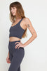 Amor Crop Tank - Shadow