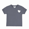 Suke Tee Contrast Imperfect Heart