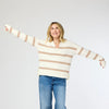 Syd Sweater - Off White / Taupe