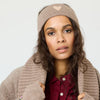 Imperfect Heart Ear Warmers - Taupe