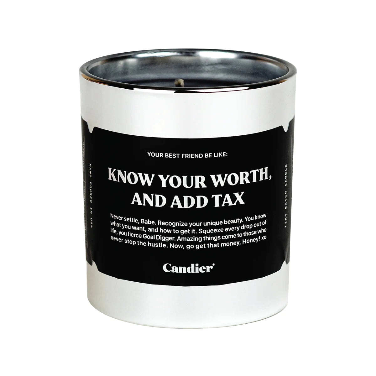 Know Your Worth Candle