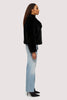Loretta Cropped Vegan Fur Coat