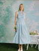 Eloise Dress - Blue/White