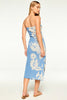 Matti Dress - Blue Hibiscus Flora