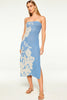 Matti Dress - Blue Hibiscus Flora