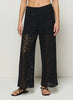 Linney Lace Pant - Jet Black